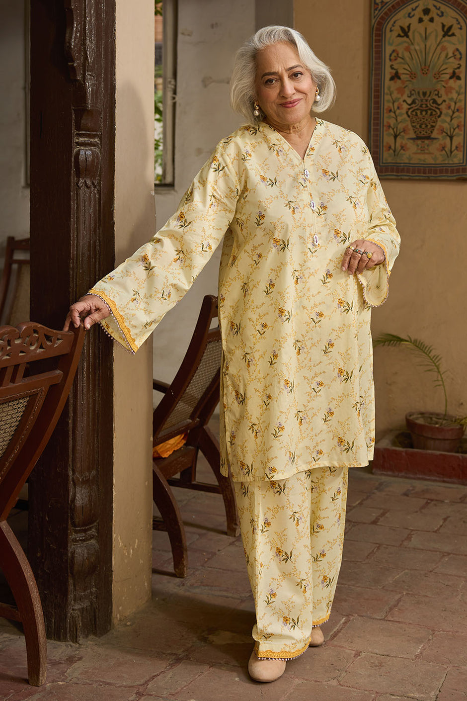 1 Piece Printed Lawn Shirt