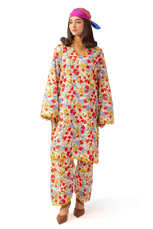 2 Piece Printed Lawn Suit TL-52104