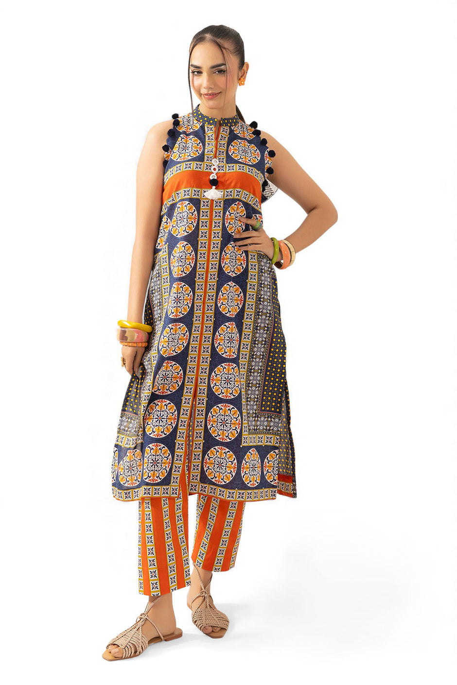 2 Piece Printed Lawn Suit