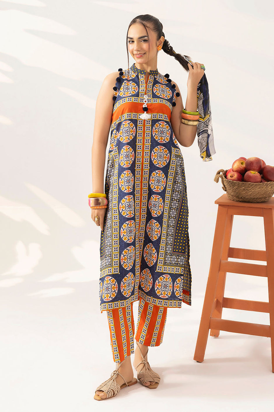 2 Piece Printed Lawn Suit