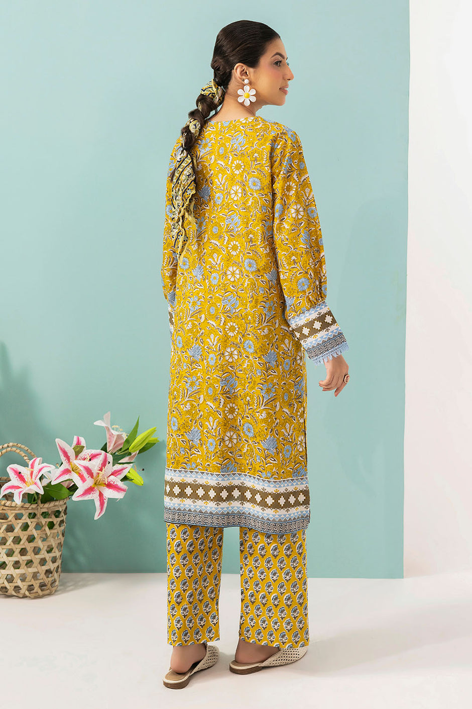 2 Piece Printed Lawn Suit