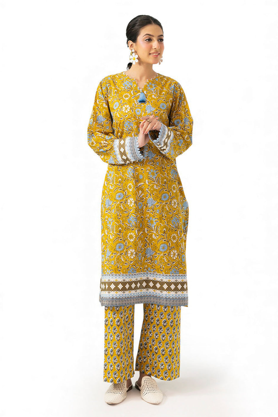 2 Piece Printed Lawn Suit