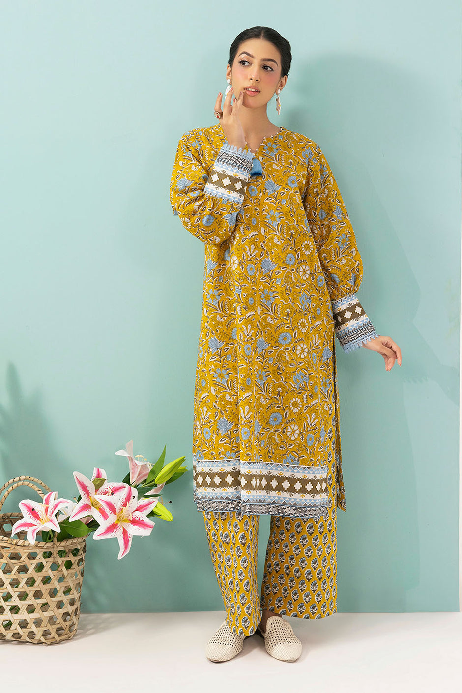 2 Piece Printed Lawn Suit