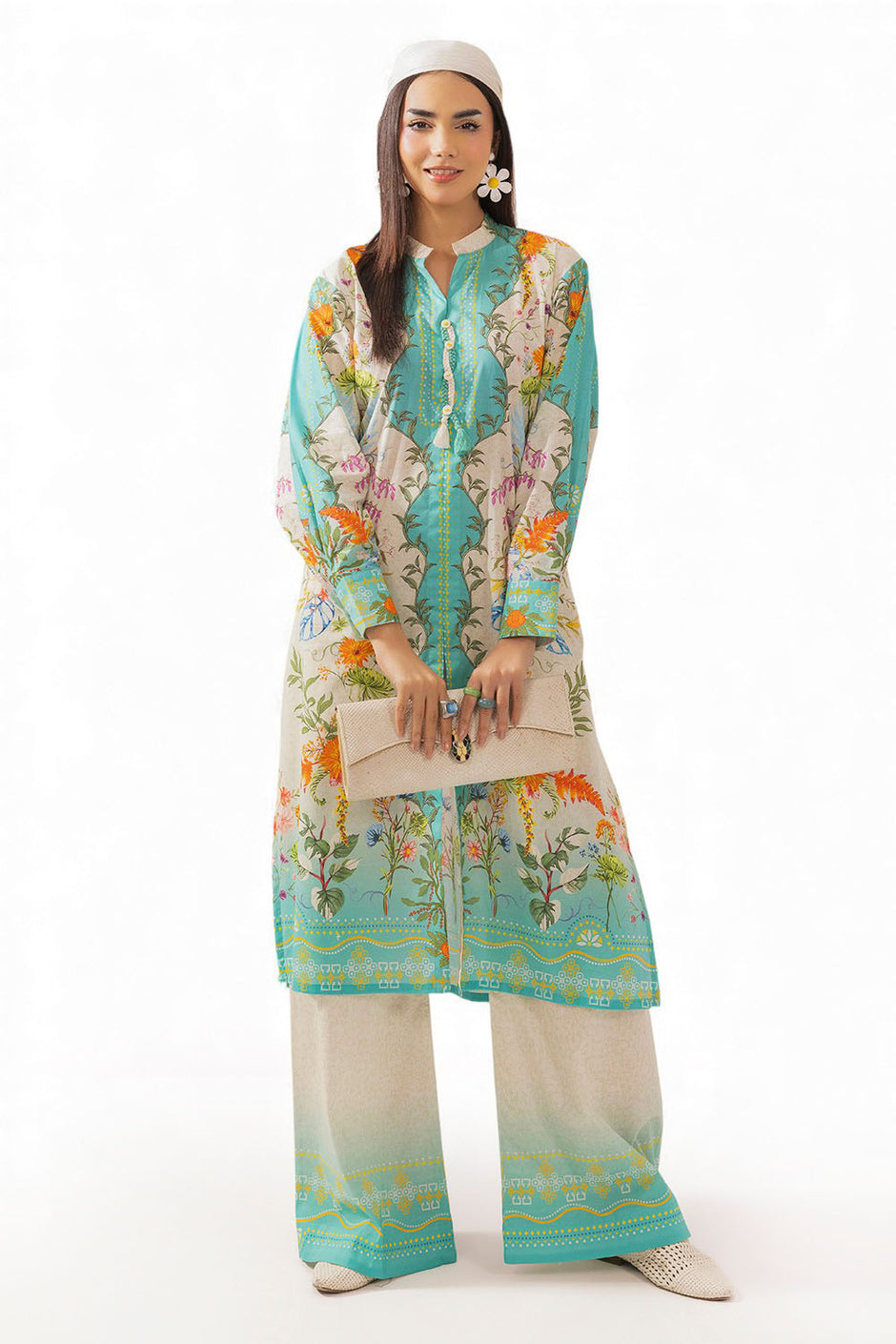 2 Piece Printed Lawn Suit