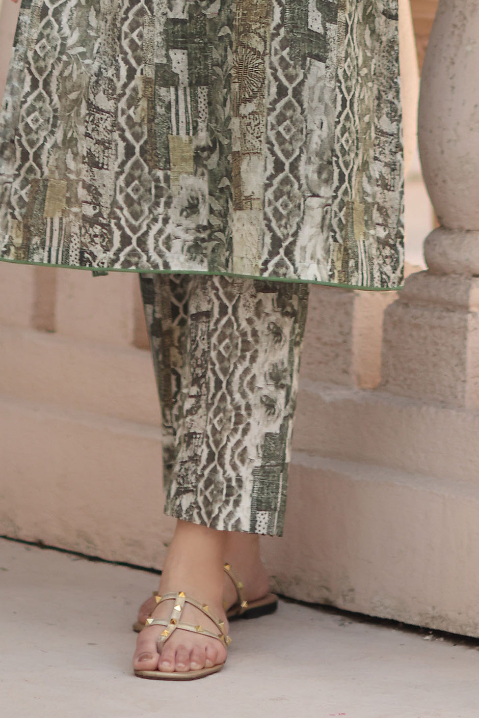 2 Piece Printed Lawn Suit