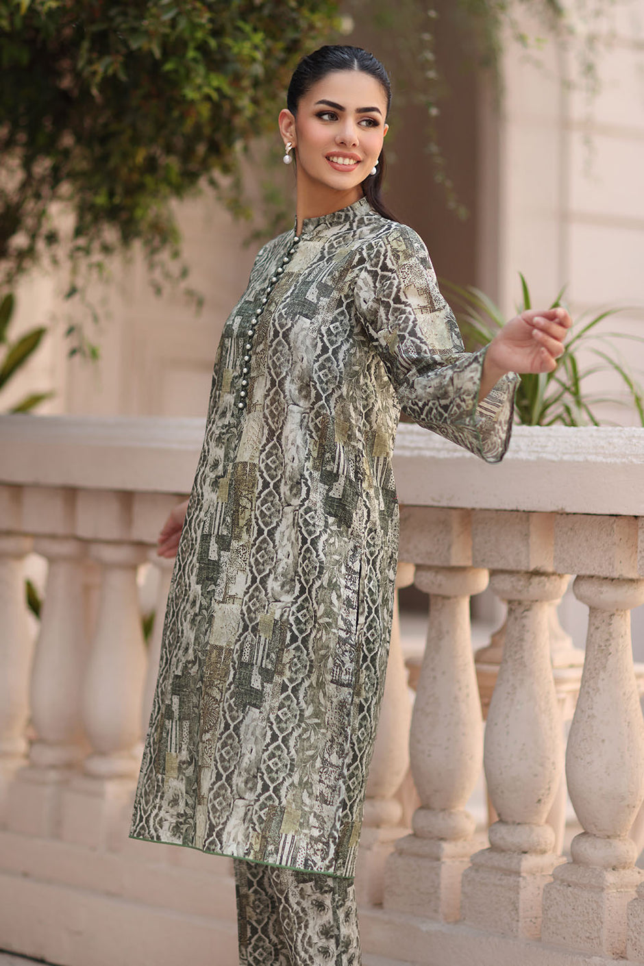 2 Piece Printed Lawn Suit