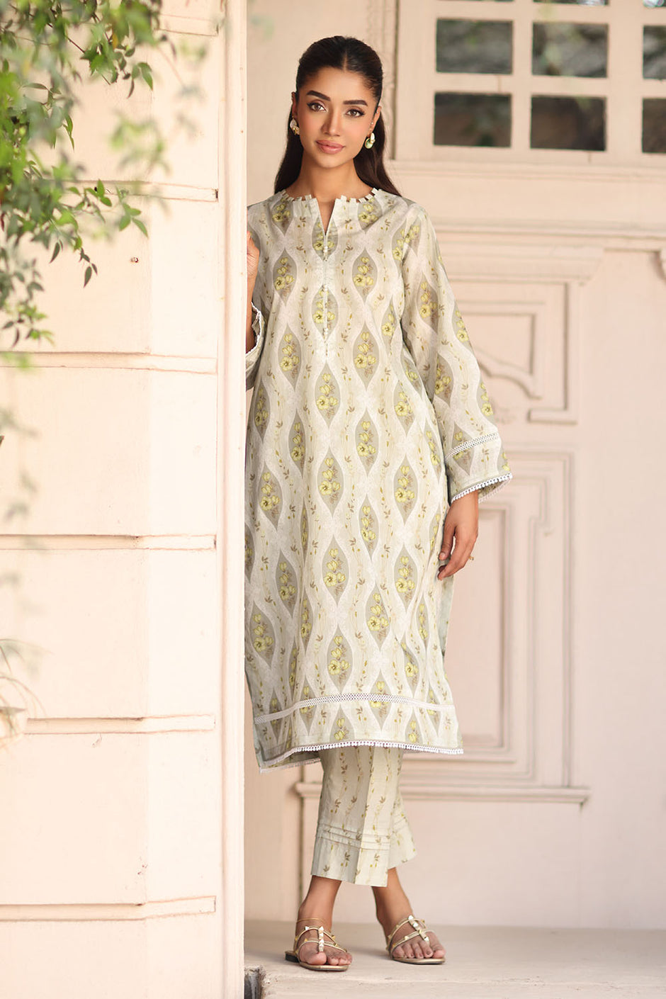 2 Piece Printed Lawn Suit