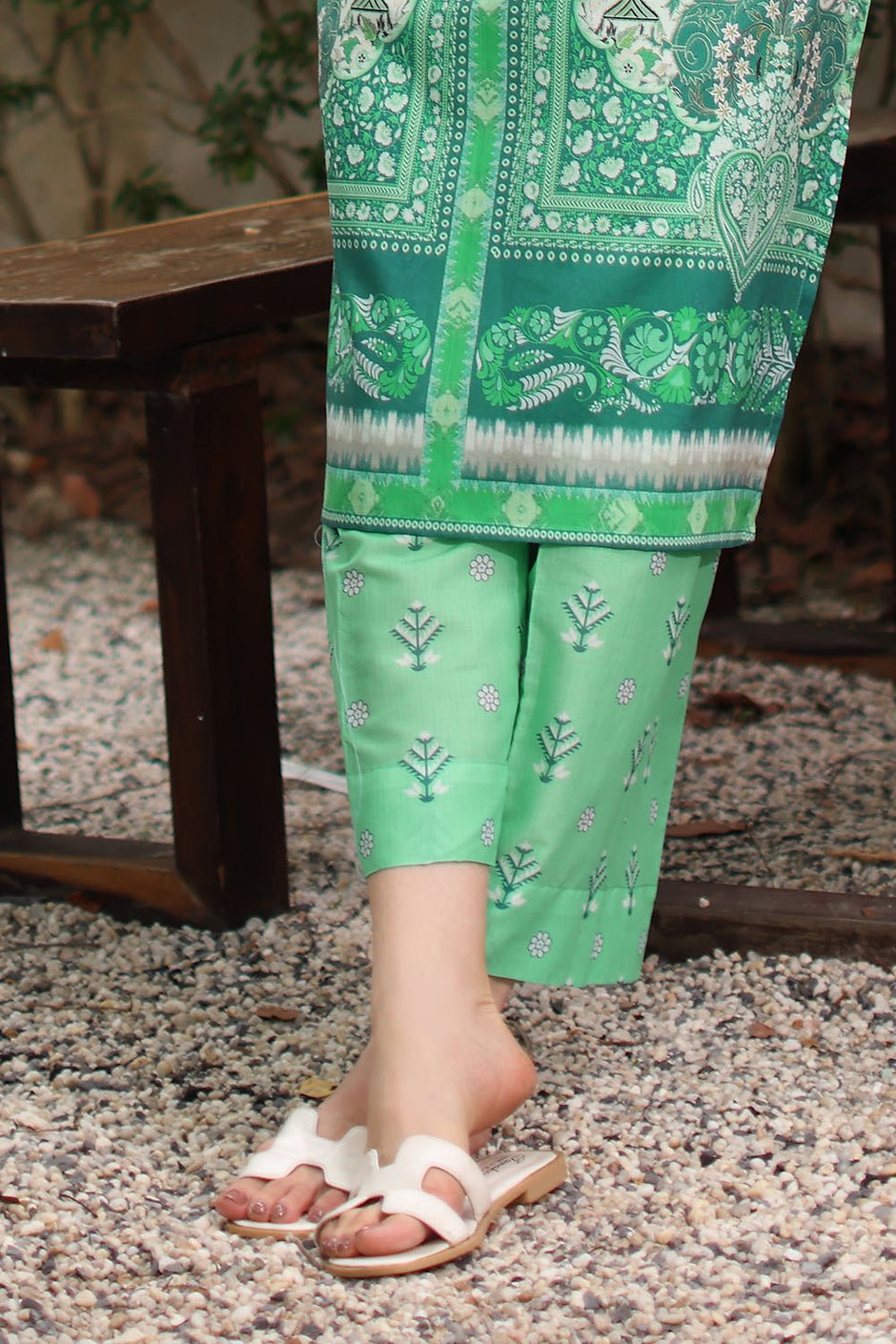 2 Piece Printed Lawn Suit with Printed Trouser