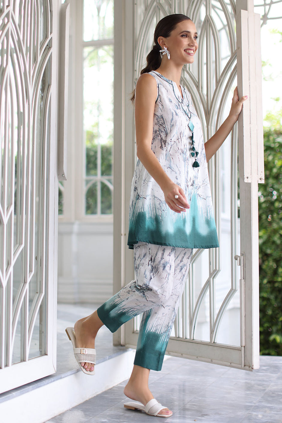 2 Piece Printed Lawn Suit with Printed Trouser
