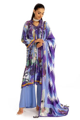 3 Piece Printed Linen Suit with Dupatta LT-52003