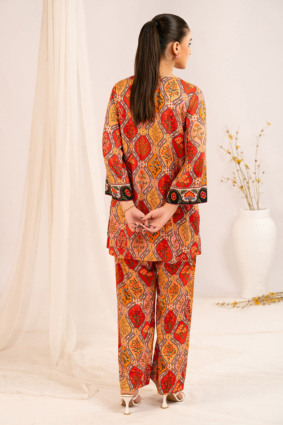 1 Piece Printed Linen Shirt