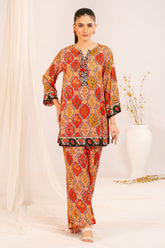1 Piece Printed Linen Shirt SV-52001