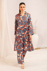 1 Piece Printed Linen Shirt SV-52002