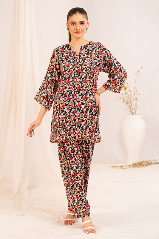 1 Piece Printed Linen Shirt SV-52003
