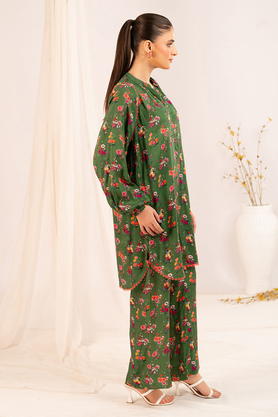 1 Piece Printed Linen Shirt