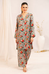 1 Piece Printed Linen Shirt SV-52007