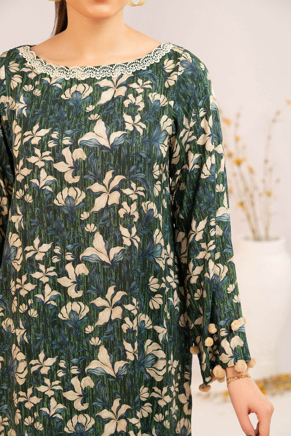 1 Piece Printed Linen Shirt