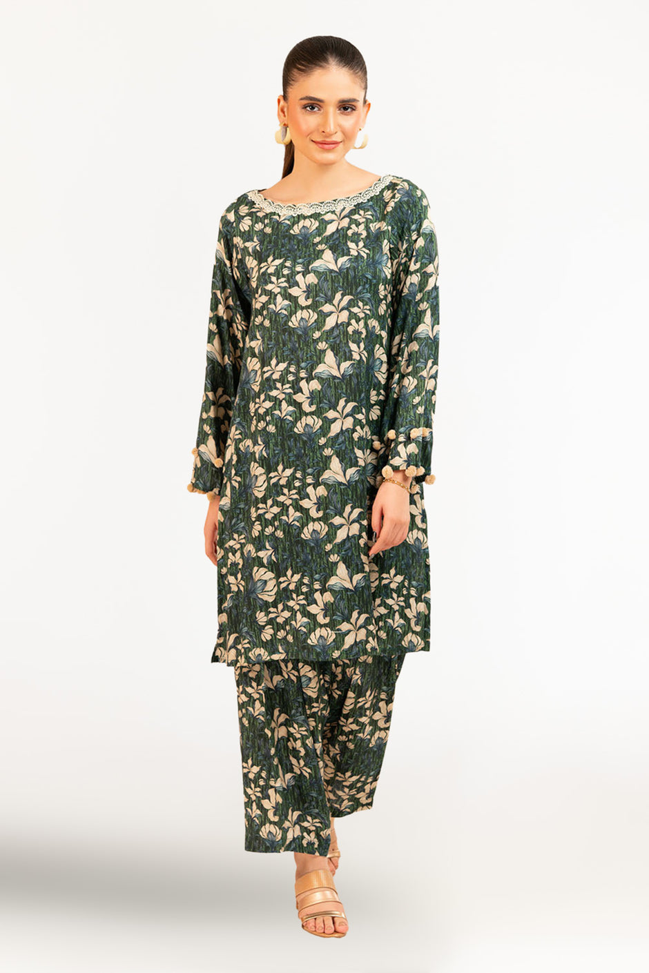 1 Piece Printed Linen Shirt