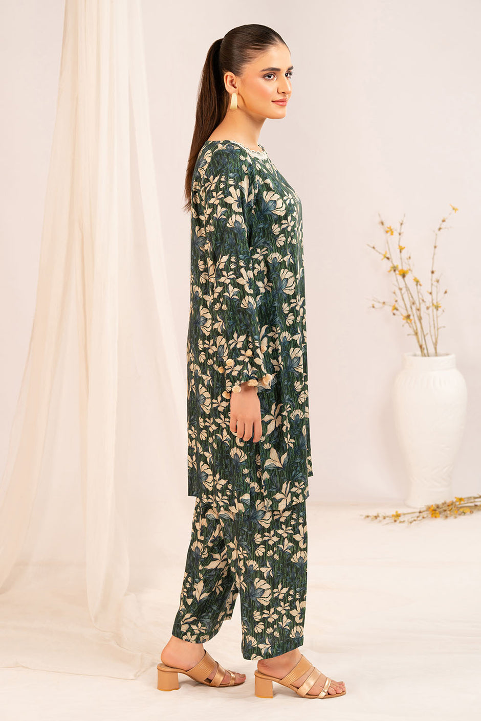 1 Piece Printed Linen Shirt