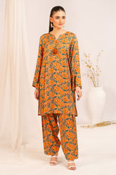 1 Piece Printed Linen Shirt SV-52009
