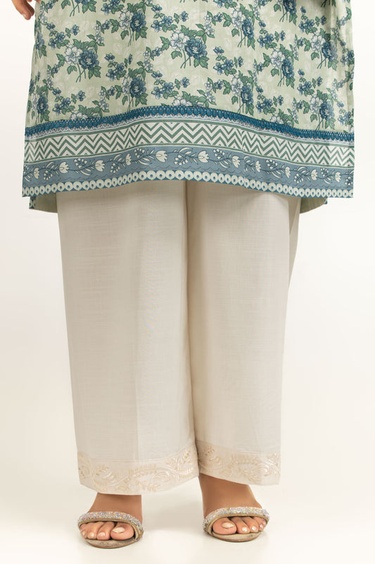 Rawsilk Embroidered Trouser IUSTTR-1463