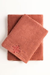 Redwood Embroidered Towel