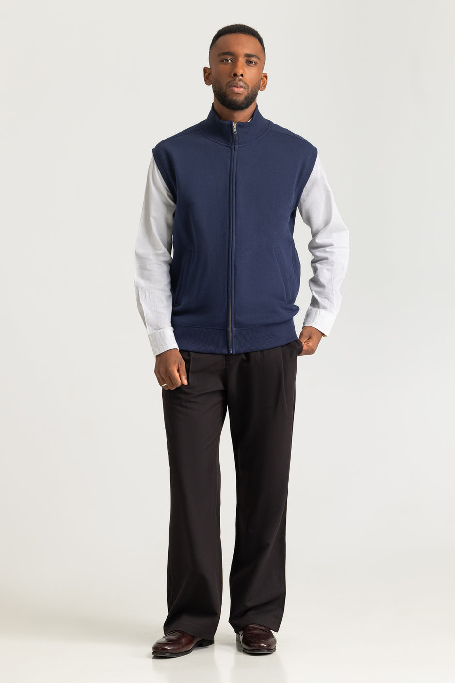Regular Fit Knitted Vest