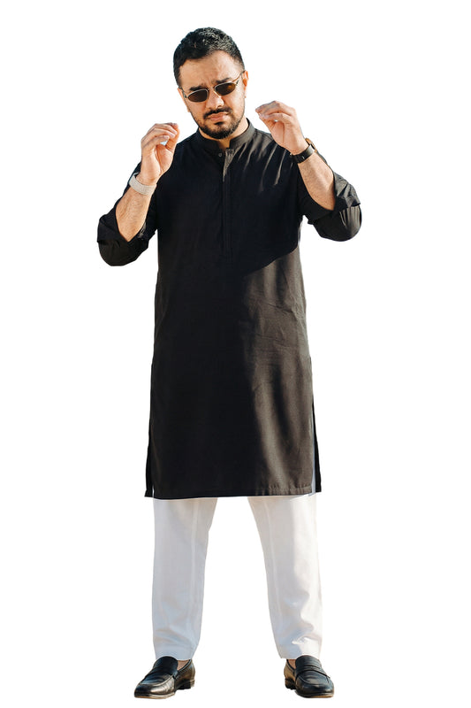 Regular Fit Basic Kurta KR-STY25-071