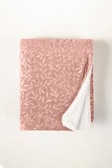AW25-Rose Cloud Double Ply Fleece Throw AW25-Rose Cloud Double Ply Fleece Throw
