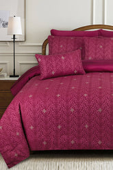 Rose Jacquard Comforter Set