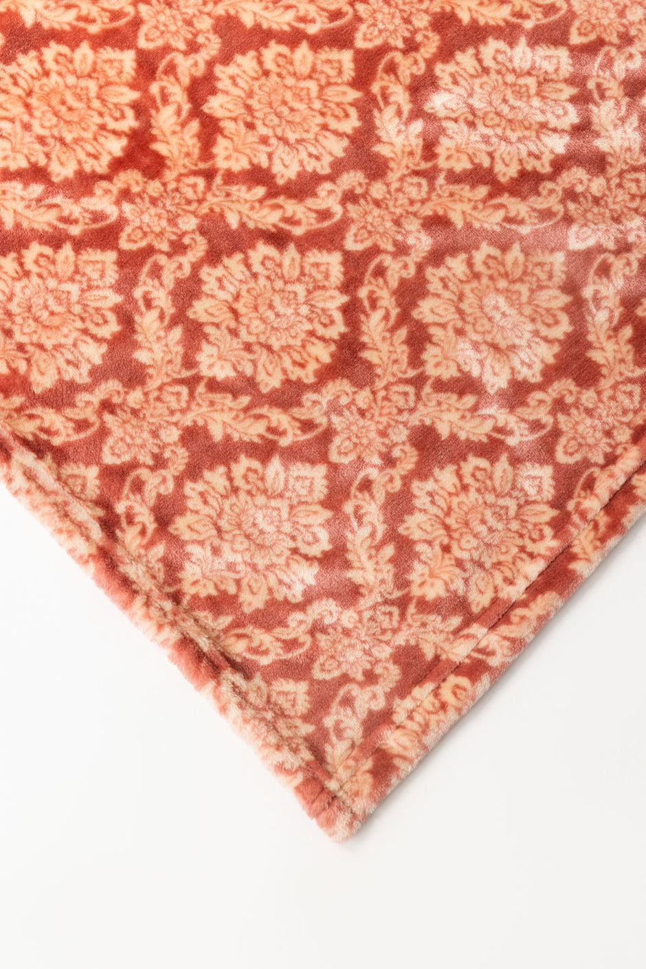 Rose Pink Embossed Single Ply Fleece