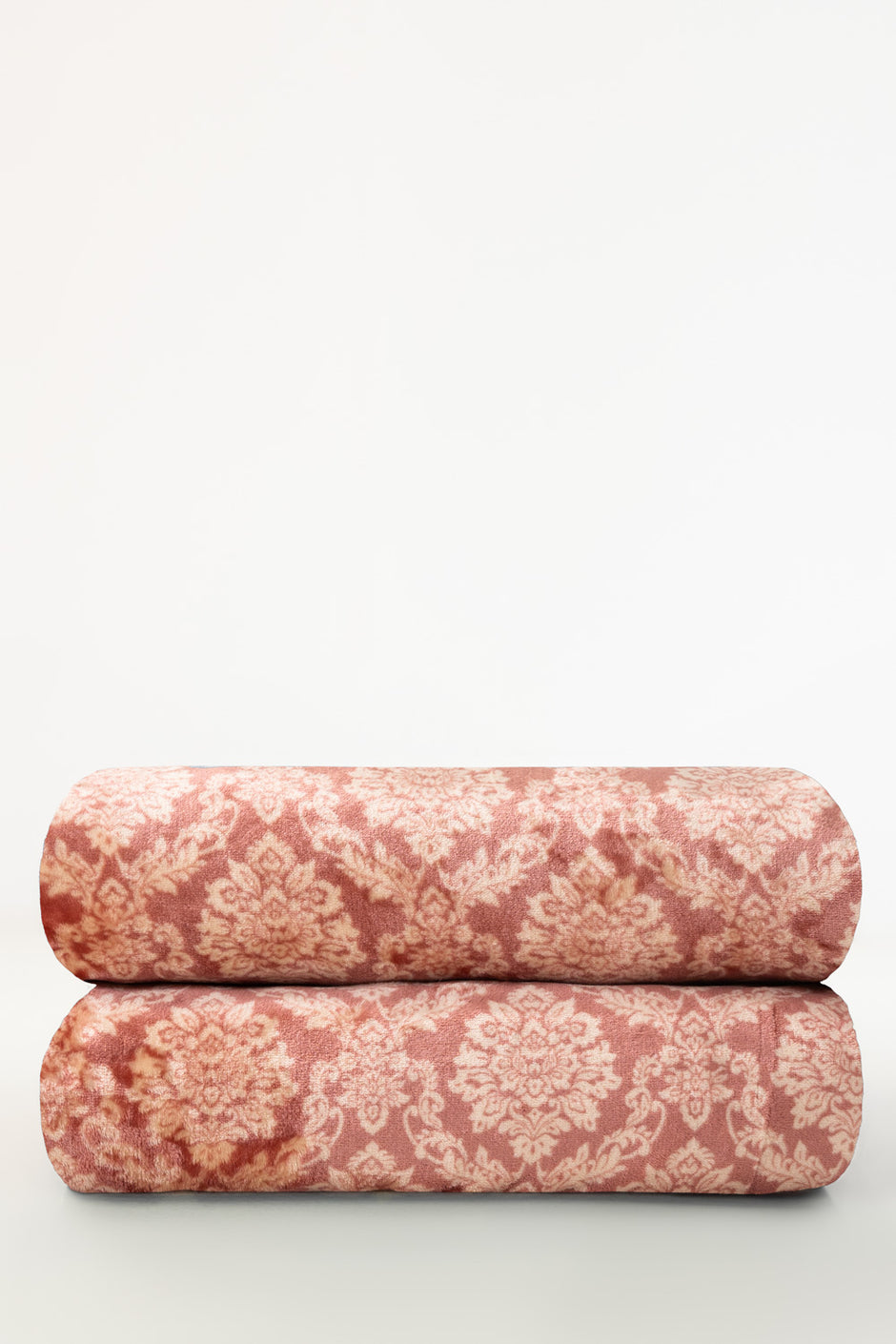 Rose Pink Embossed Single Ply Fleece