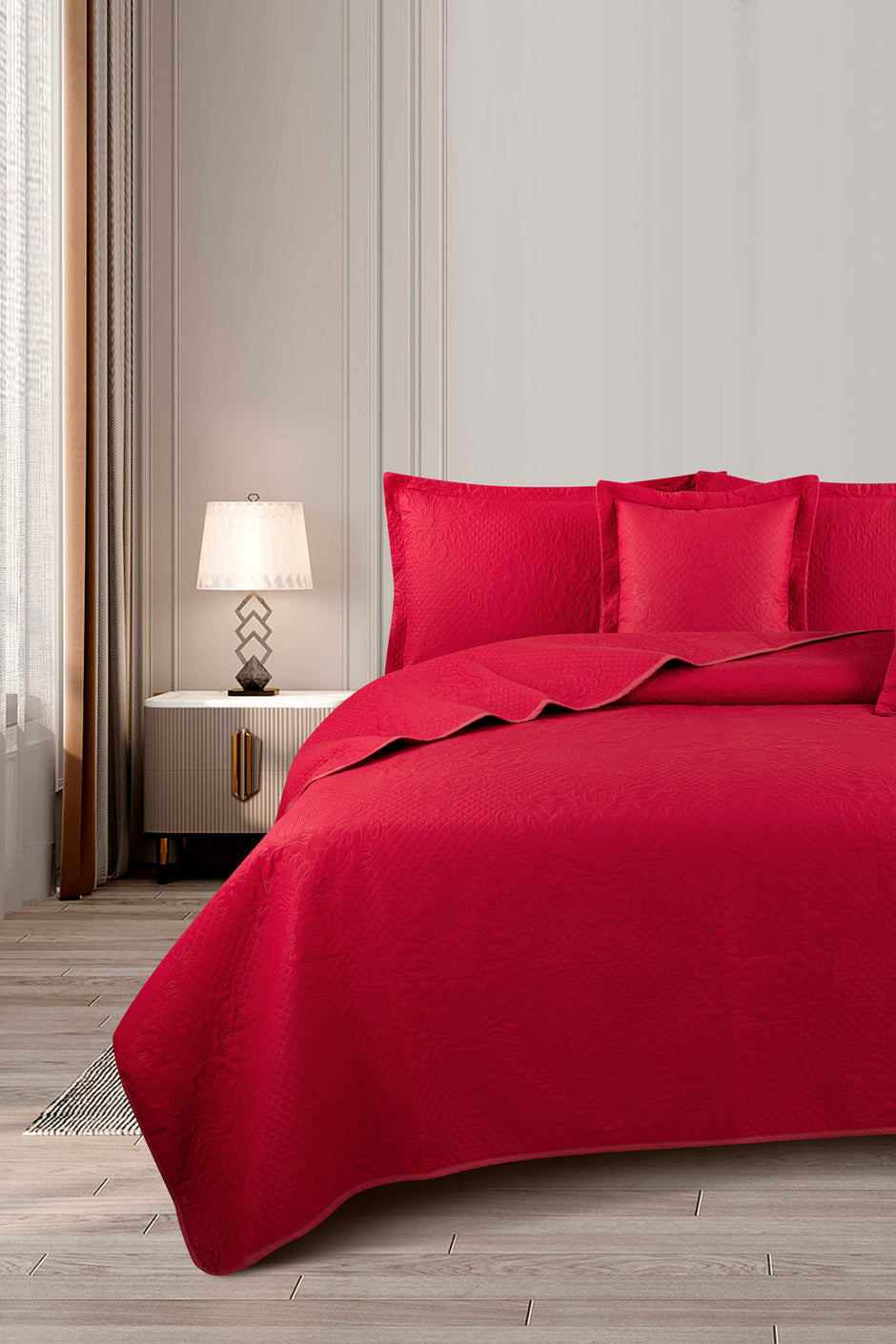 Rosewood Dyed Ultrasonic Bedspread