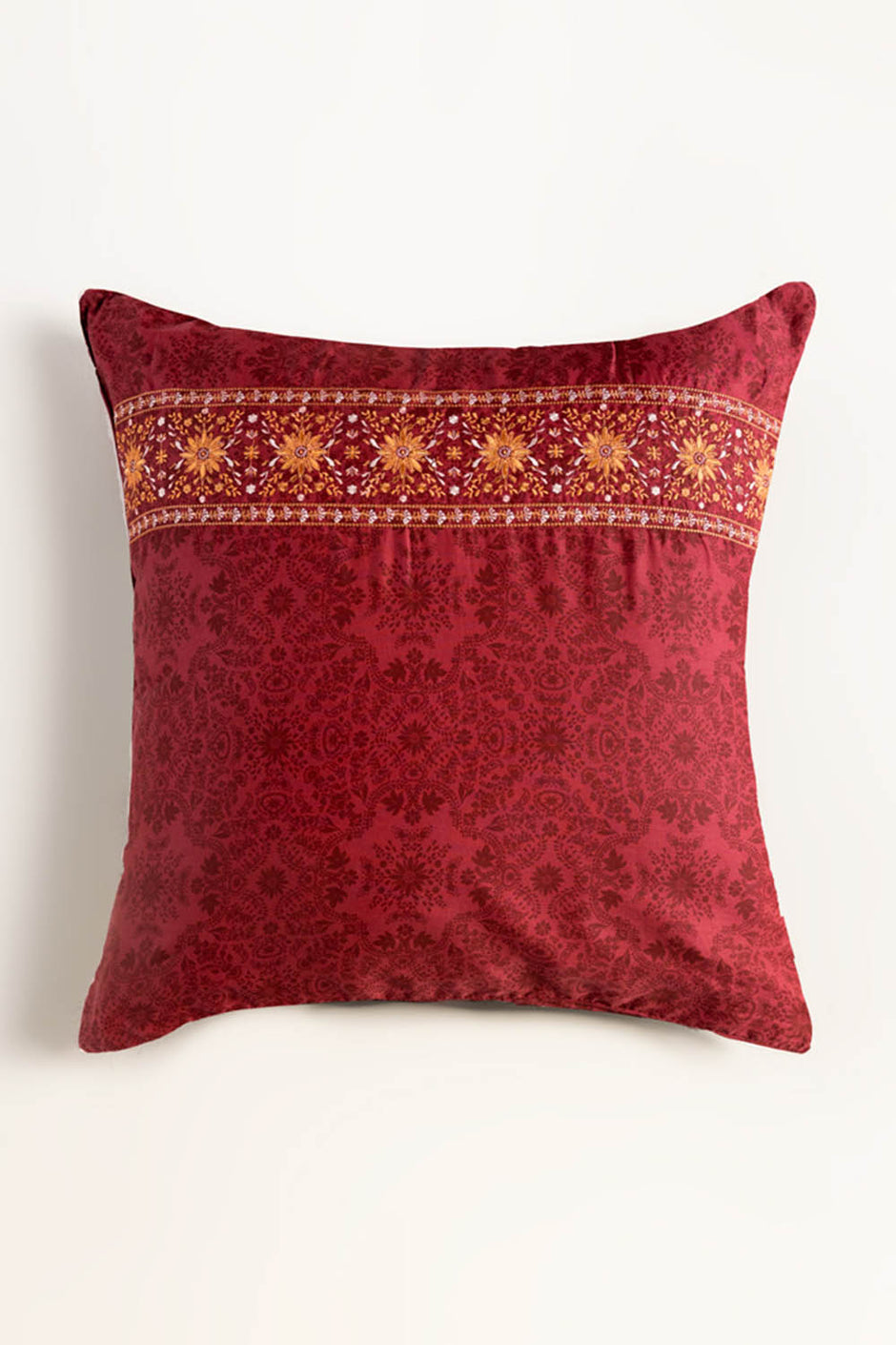 Royal Ethnic Euro Sham Cushion Cover