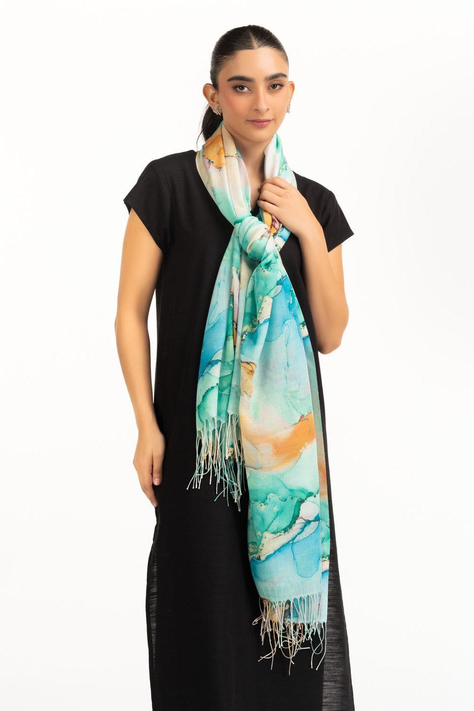 Blended Printed Shawl