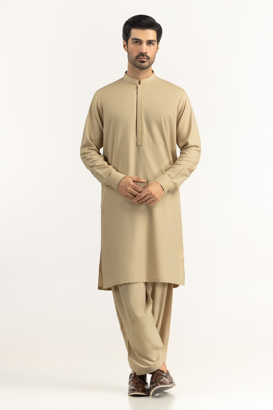 Regular Fit Embroidered Suits