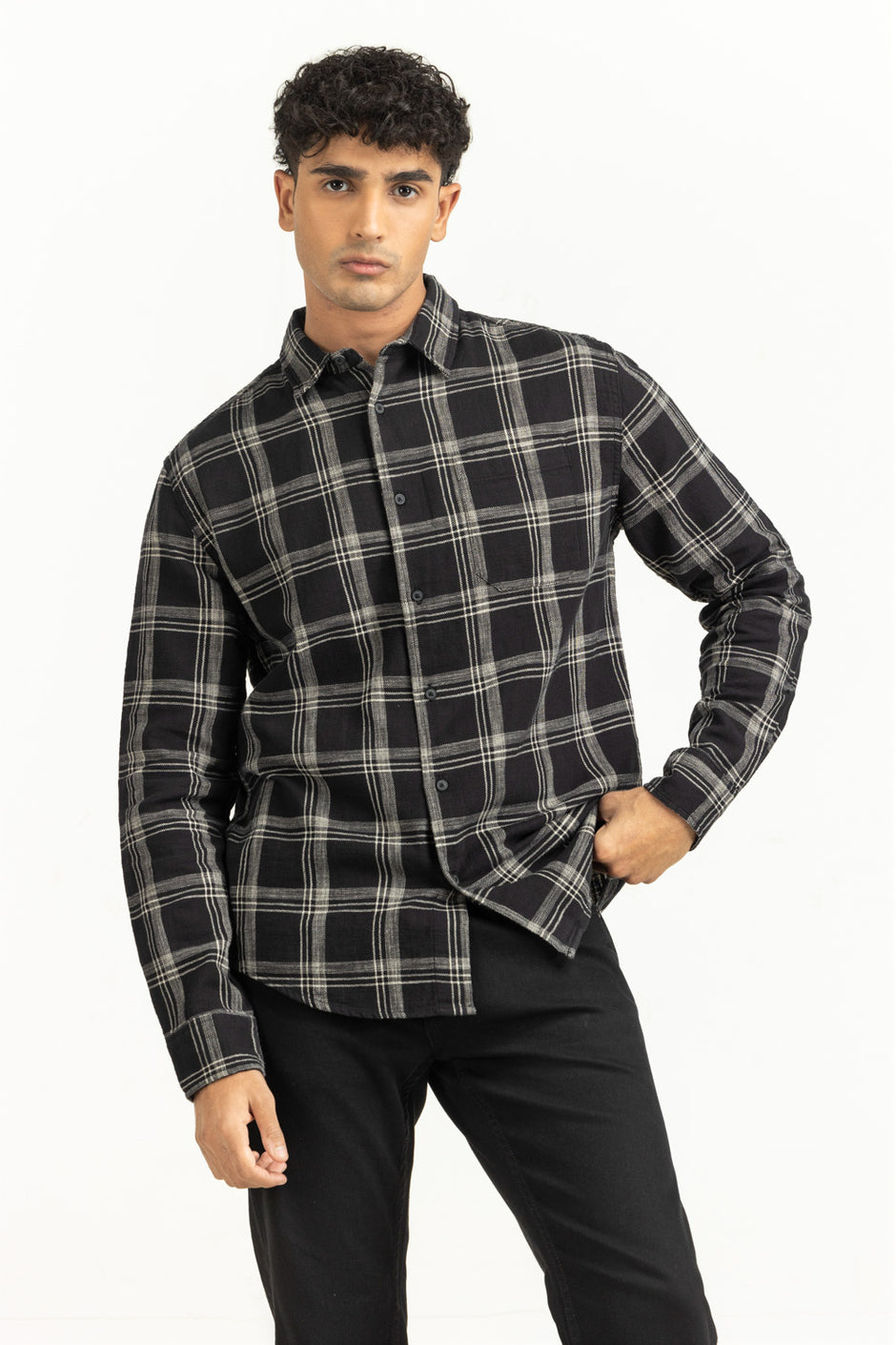 Regular Fit Casual Shirts MN-CS-WS25-295
