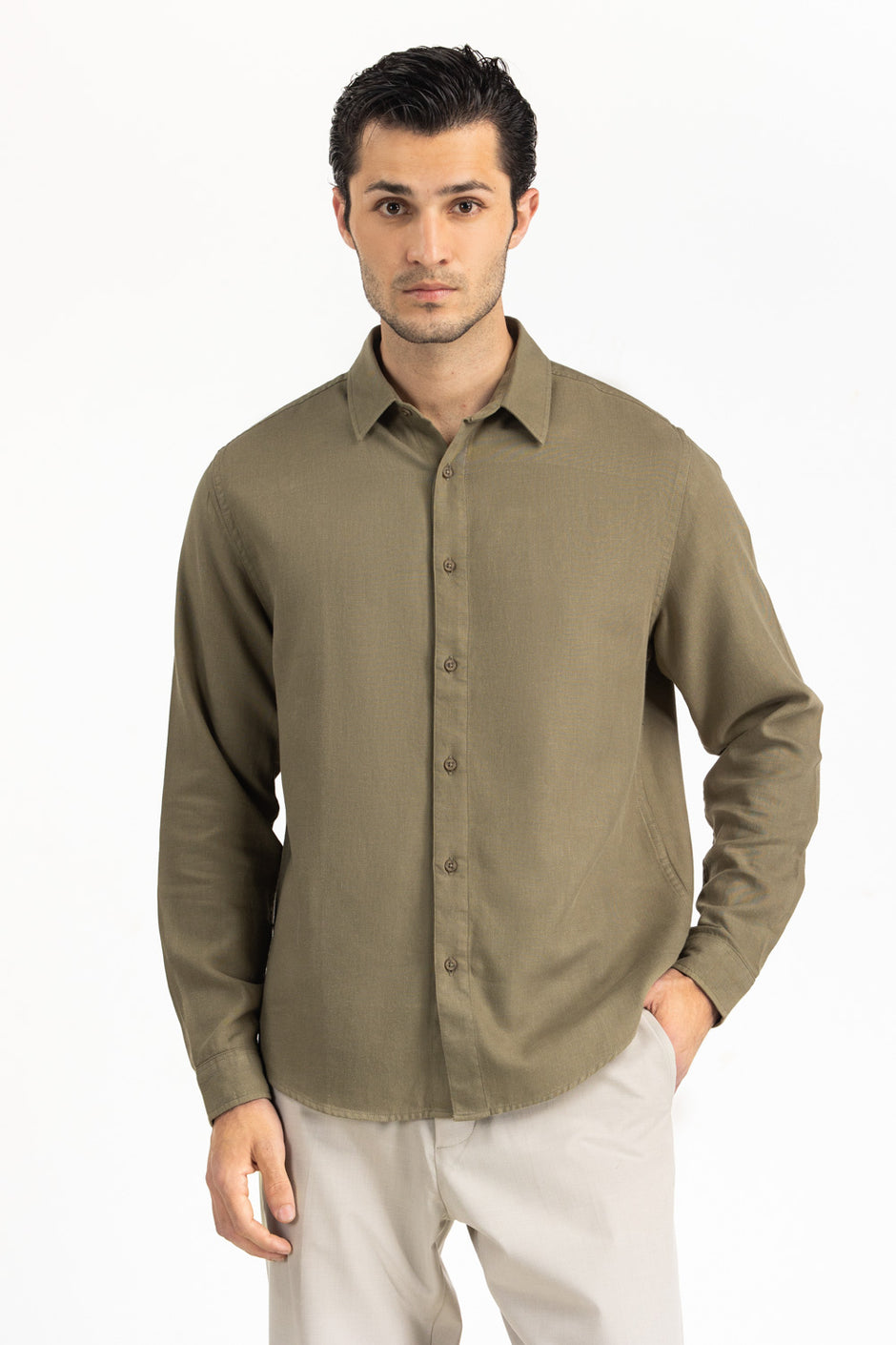 Regular Fit Casual Shirts MN-CS-SS26-009