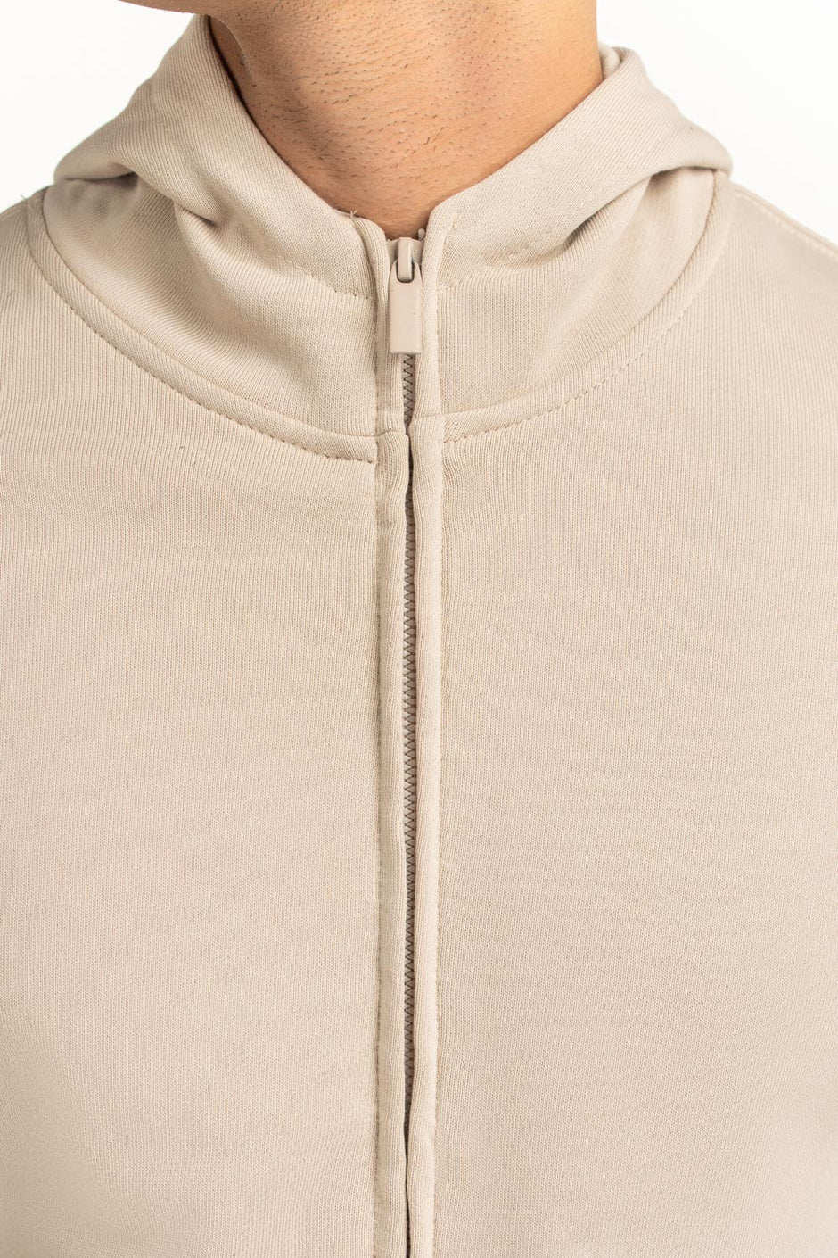 Regular Fit Hooded Zipper