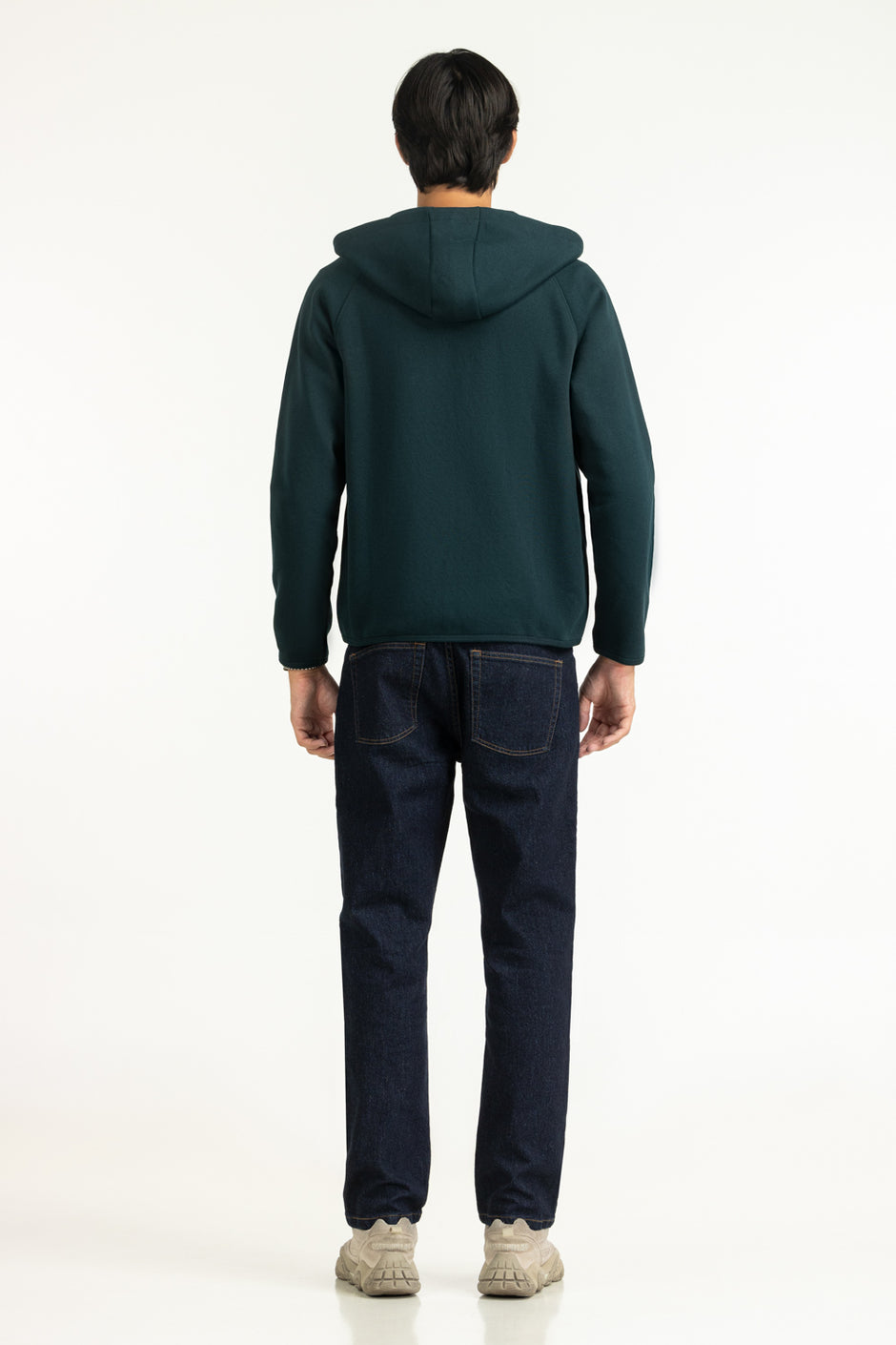 Regular Fit Hooded Zipper