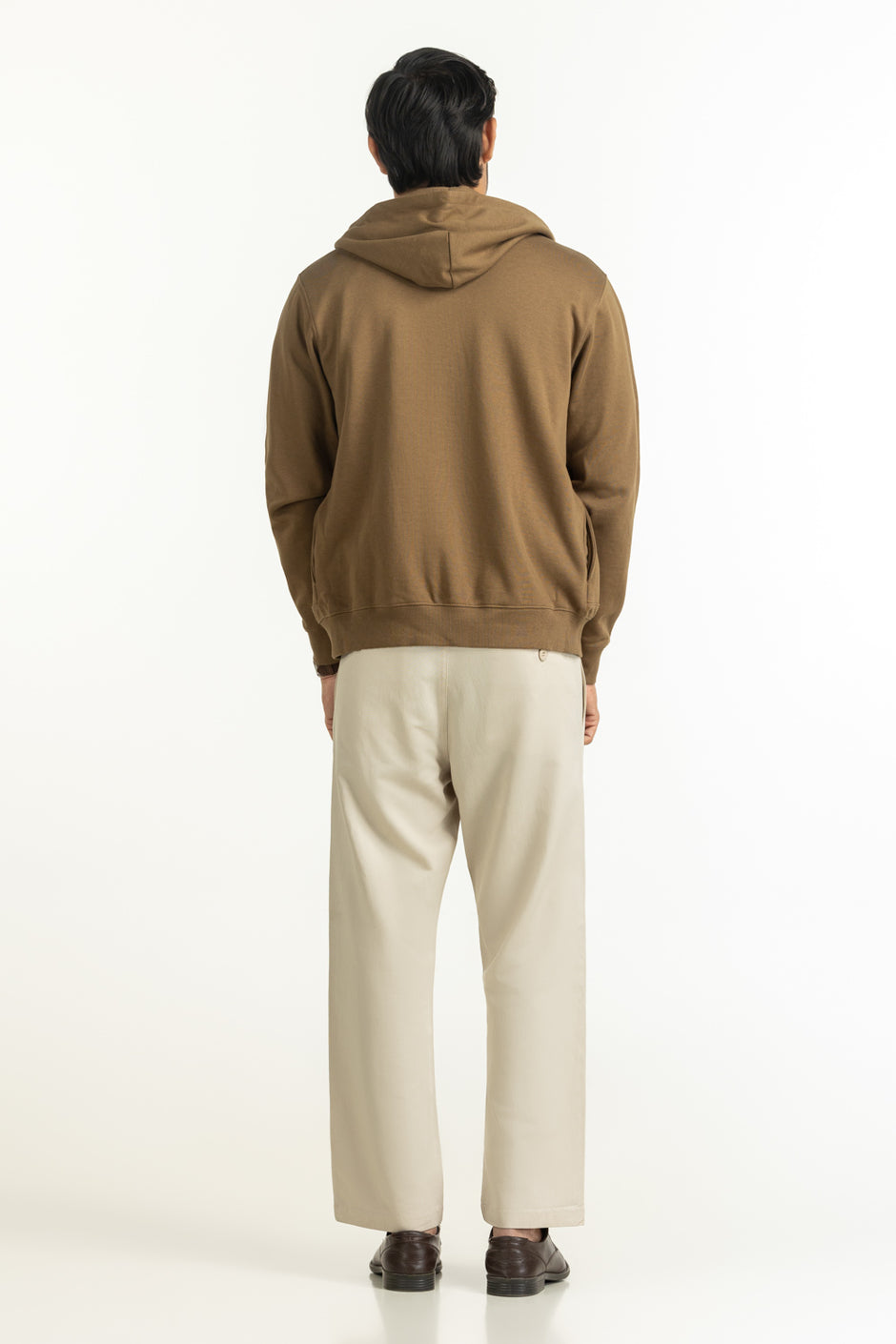 Regular Fit Hooded Zipper