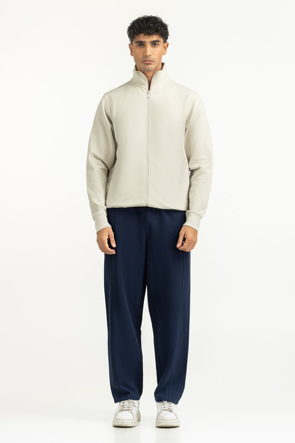 Regular Fit Knitted Zipper