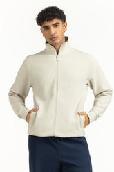 Regular Fit Knitted Zipper MN-KNZ-WS25-003 B