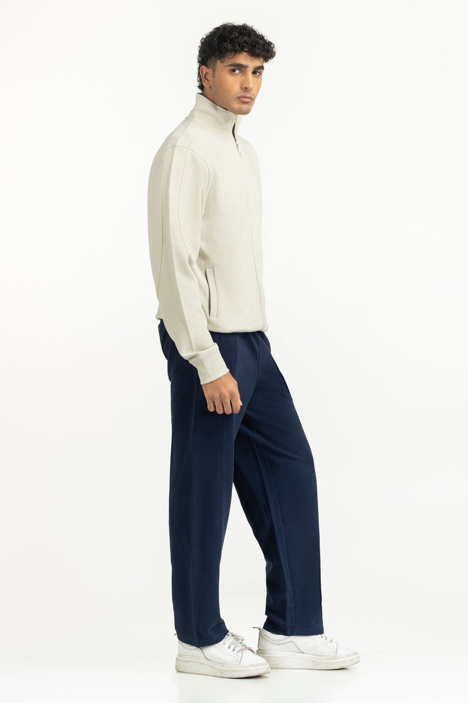 Regular Fit Knitted Zipper