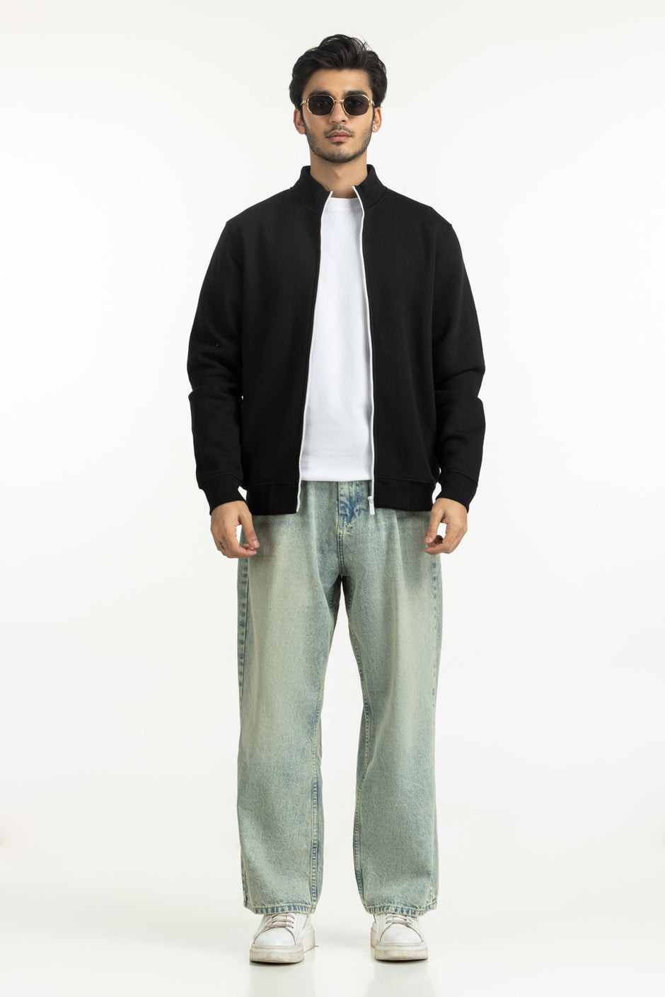 Regular Fit Knitted Zipper
