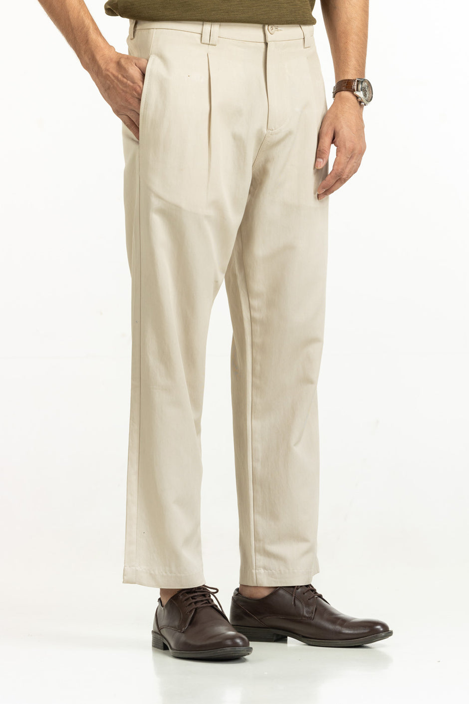 Straight Fit Trousers