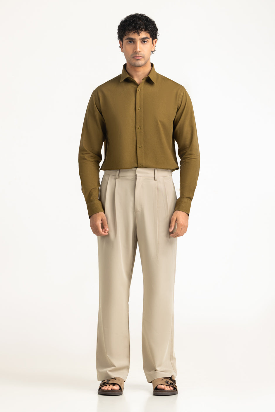 Straight Fit Trousers