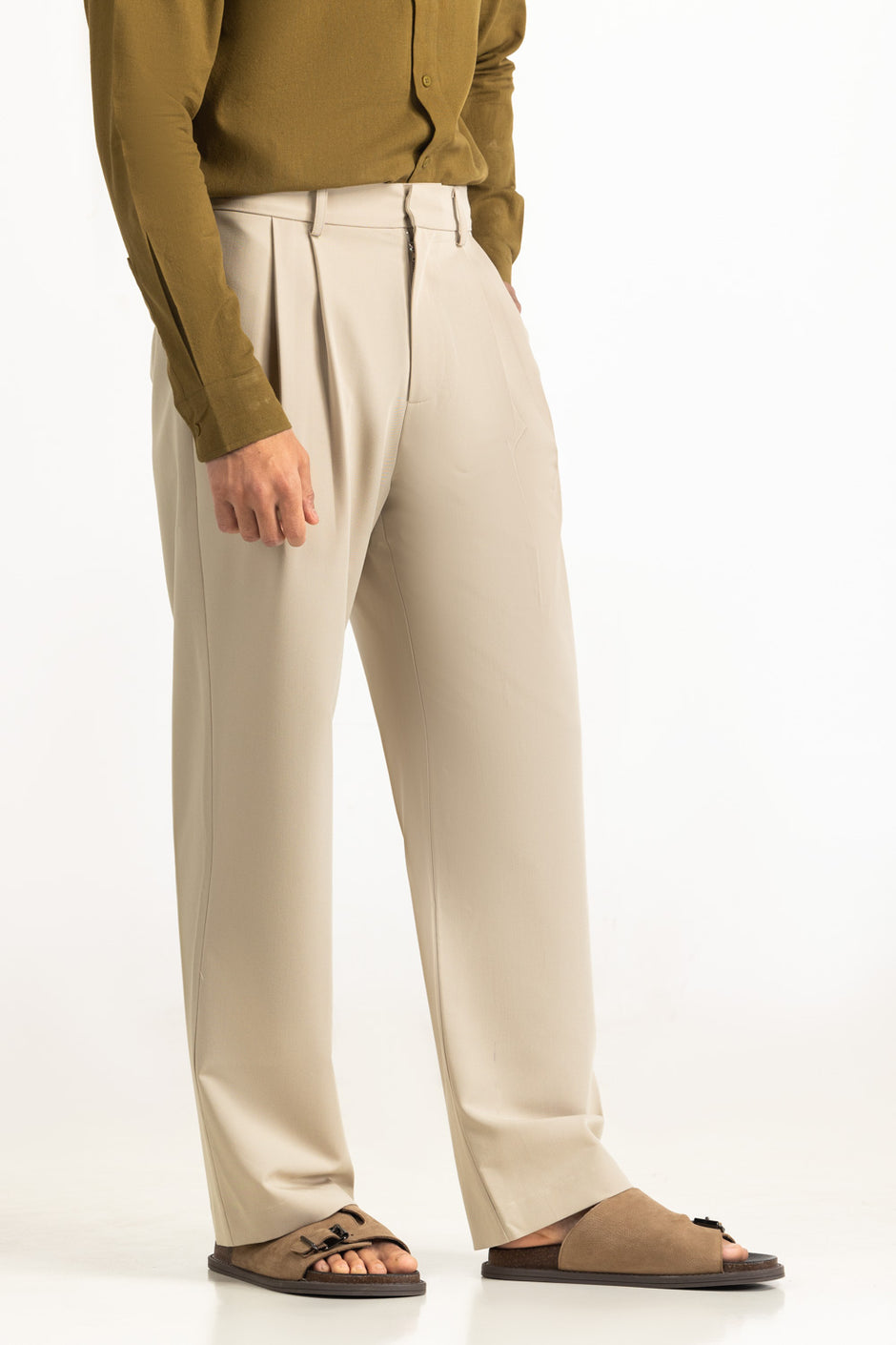 Straight Fit Trousers