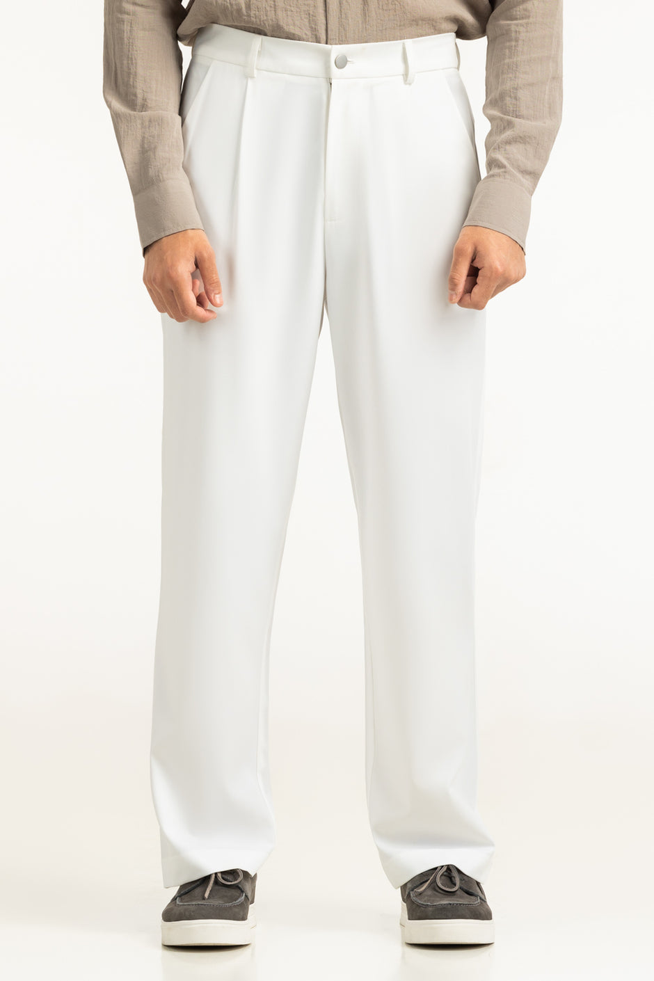 Straight Fit Trousers