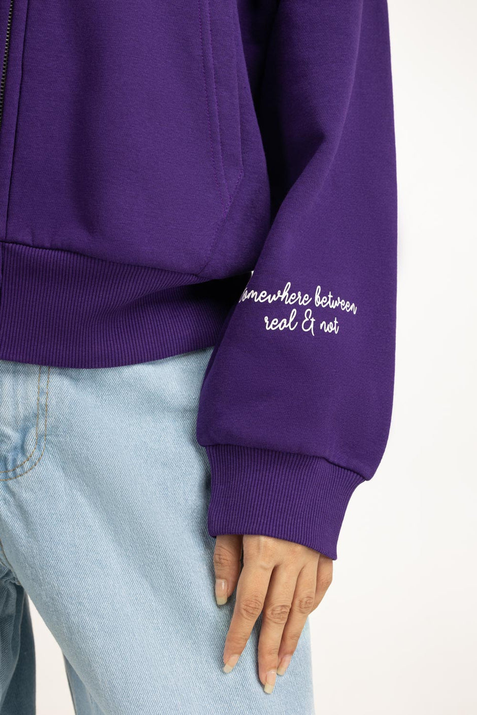 Regular Fit Hooded Zipper